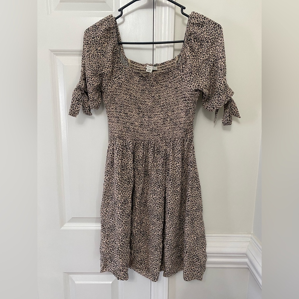 American Eagle Leopard Print Dress Sz Small